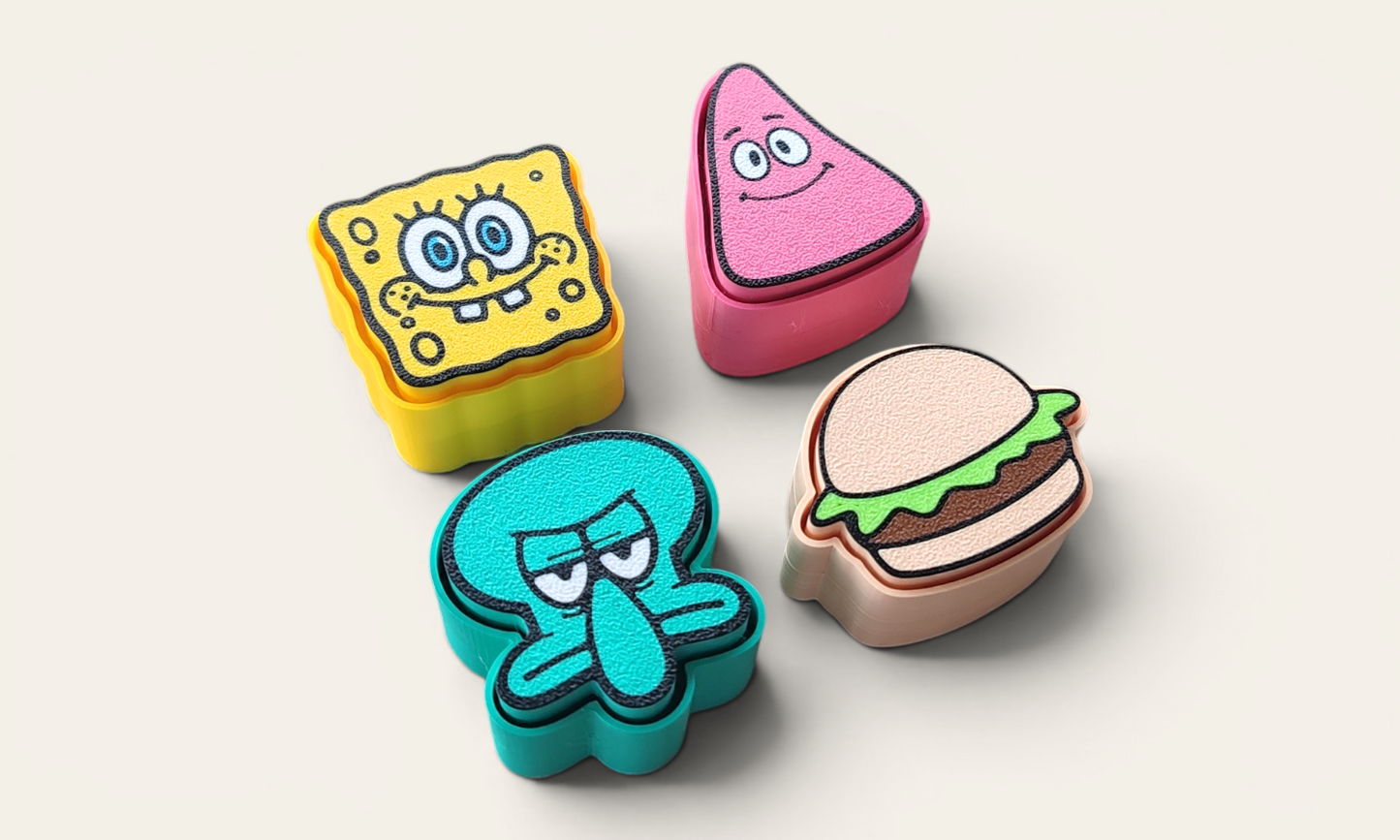 🍍 Clickers Fidget Toys – Bob Esponja Edition