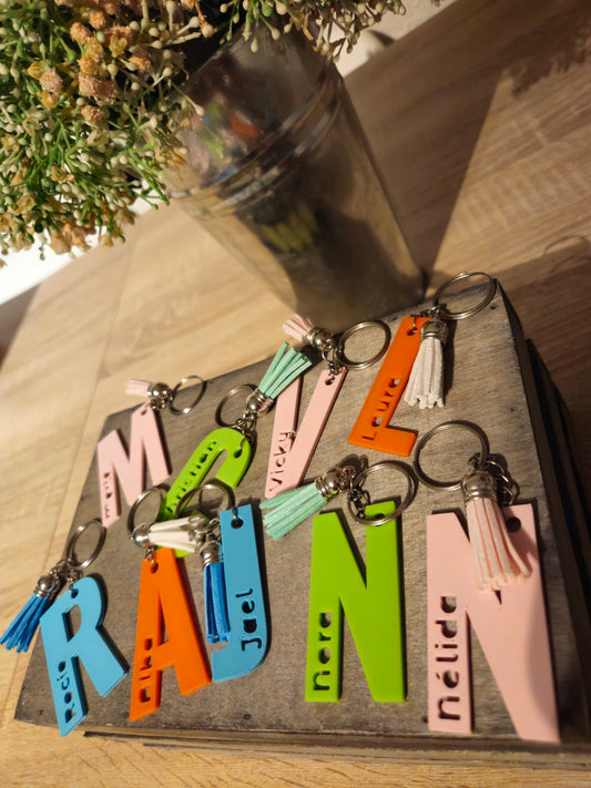 🔑 Llavero borla personalizado