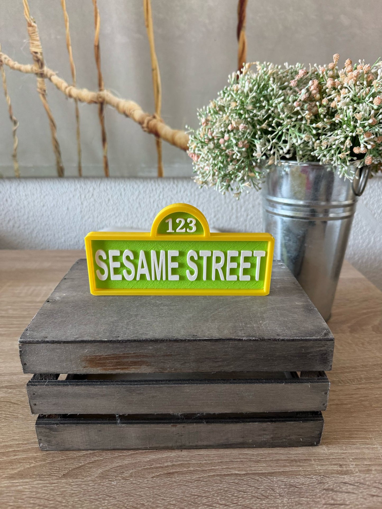 Letrero Barrio Sésamo