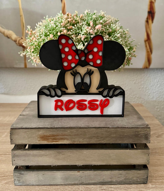 Cartel Minnie Personalizado