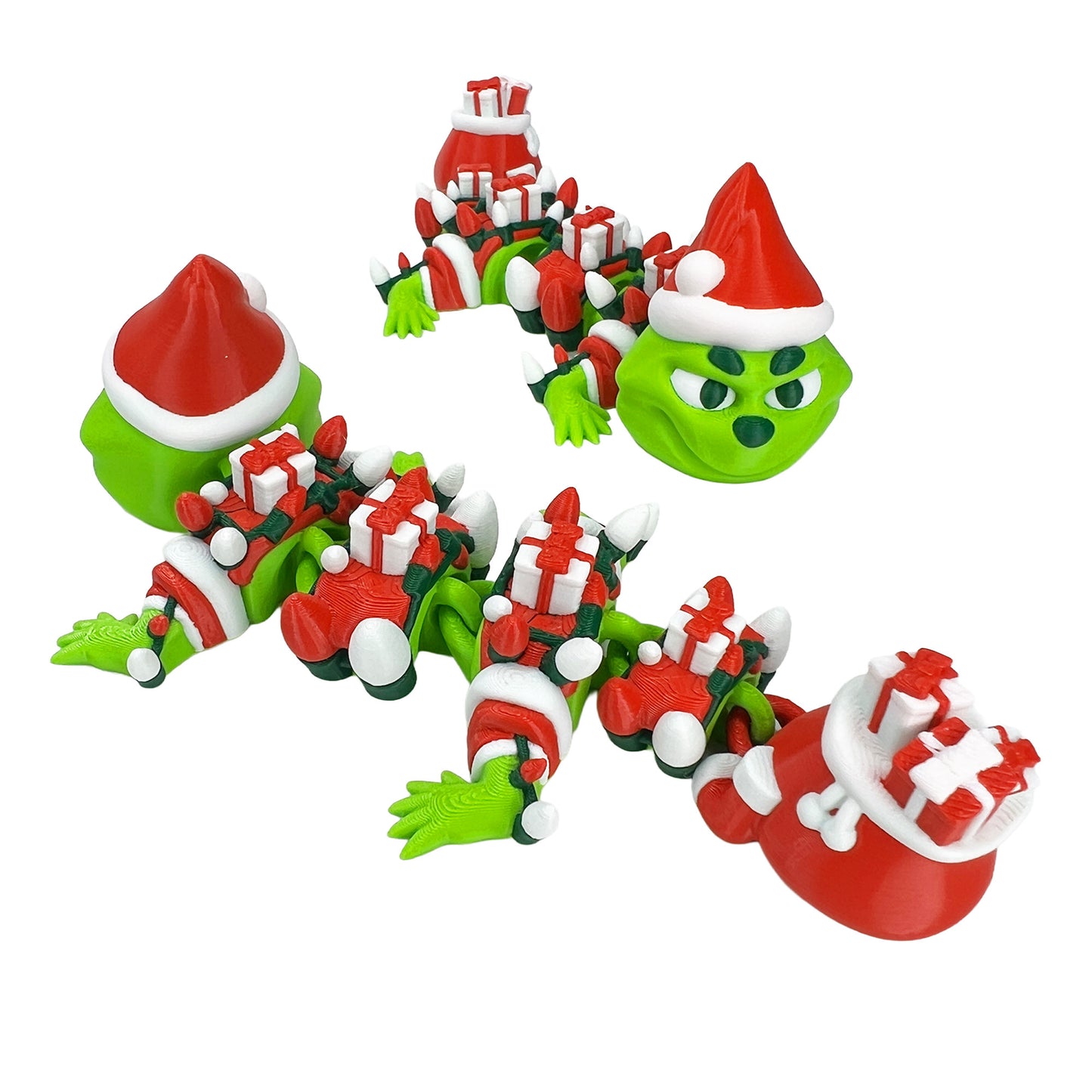 🐉 Dragòn Flexi mini - Grinch 🎄