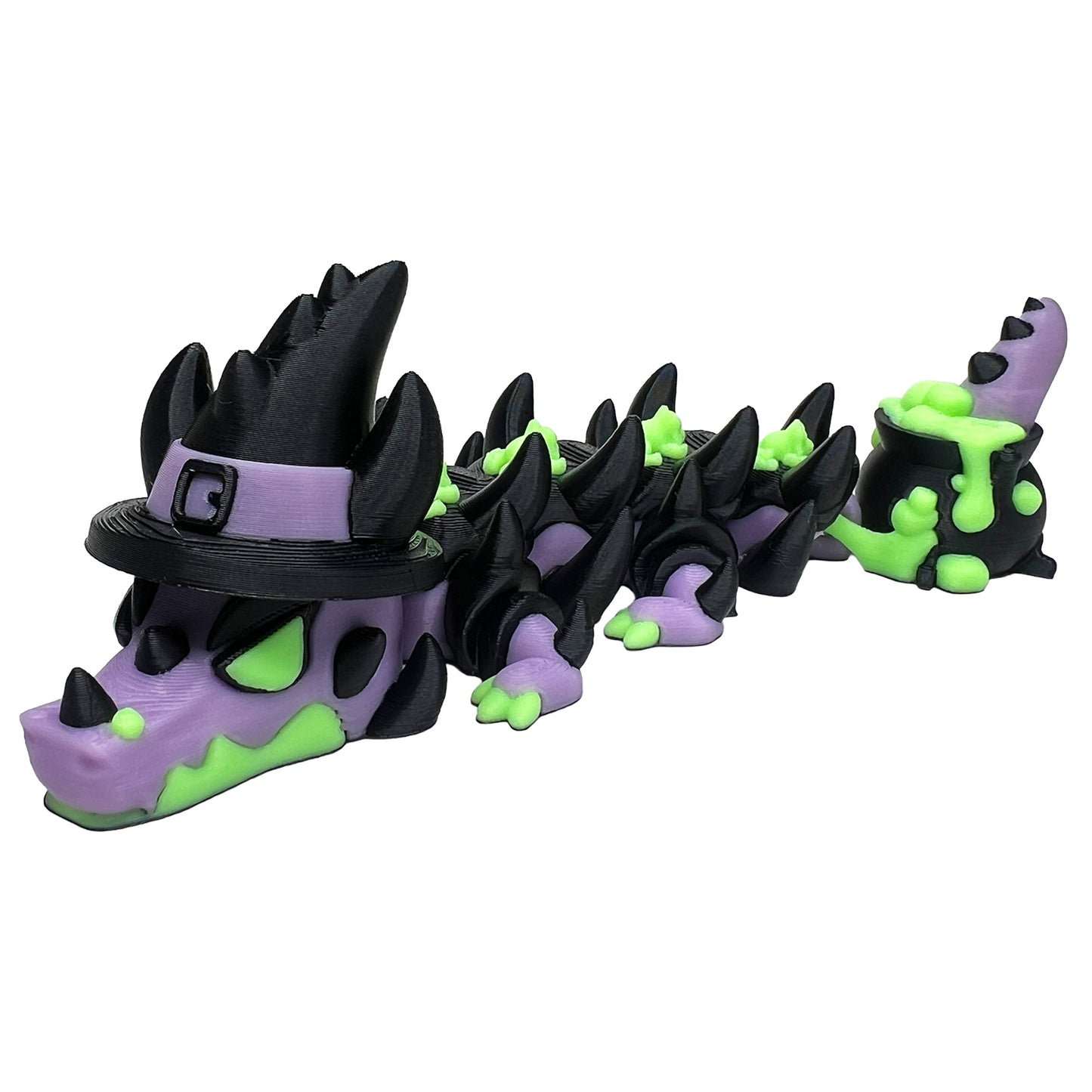 🐉 Dragòn Flexi mini - Bruja 🧙🏼‍♀️🪄