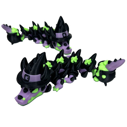 🐉 Dragòn Flexi mini - Bruja 🧙🏼‍♀️🪄