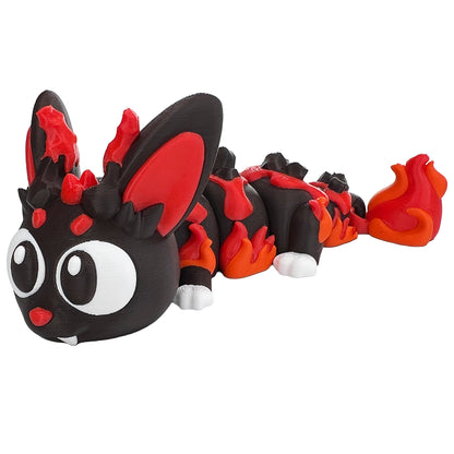 🔥💧🌪️🌱 Dragones Flexi Mini de los 4 Elementos | Figuras Articuladas Impresas en 3D