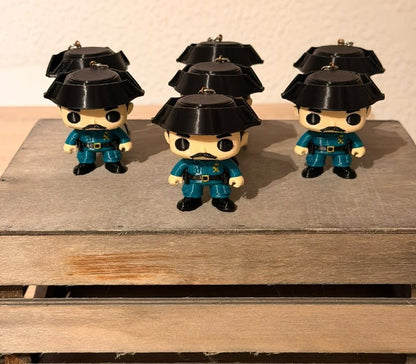 Llavero Guardia Civil Estilo Pop 3D – Figura Coleccionable