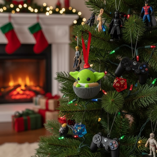 Baby Yoda Christmas Ornament - Adorno Navidad Baby Yoda