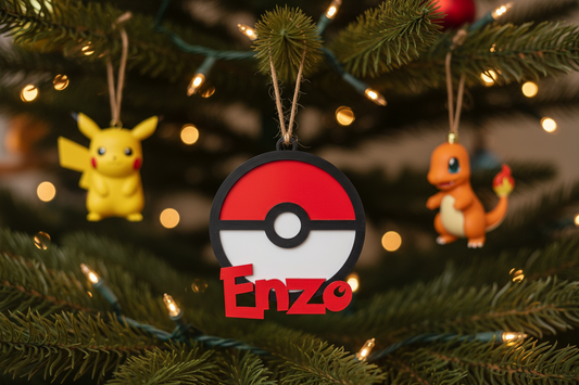 Adorno personalizado - Pokeball