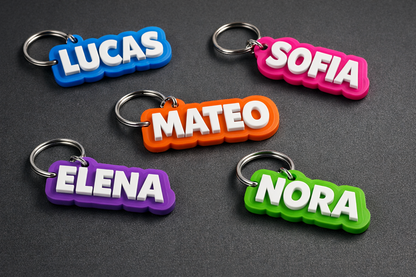 🔑 Llavero personalizado: tu nombre, tu estilo, tus llaves