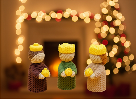 Reyes Magos estilo Crochet 🌠