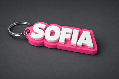 🔑 Llavero personalizado: tu nombre, tu estilo, tus llaves